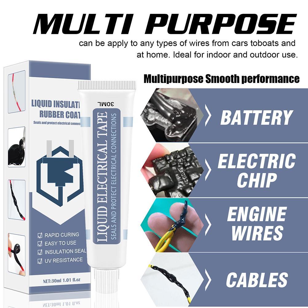 

30 мл Водостойкого жидкого изоляционного клея, Высокотемпературный электронный герметик, Супер Клей для датчиков, нагревателей и систем кондиционирования.