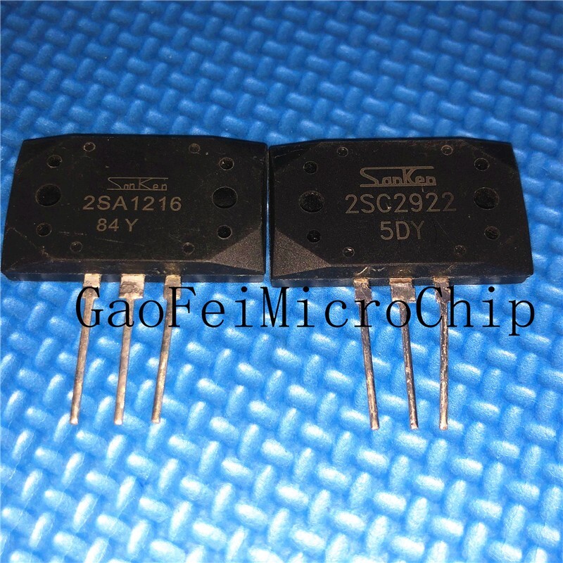 

1PAIR/2PCS 2SA1216-Y 2SC2922-Y 2SA1216 2SC2922 Transistor SANKEN MT-200