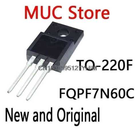 10PCS TO-220F FQPF7N80 TO-220 7N80 7N80C 800V 7A FQPF7N65 FQPF7N60 FQPF7N80C FQPF7N65C FQPF7N60C