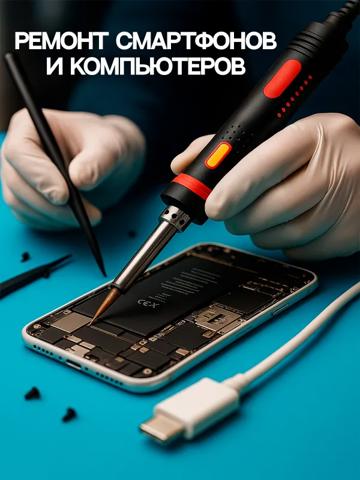 60-ваттный паяльник для ремонта микросхем, микро-масштабный помощник