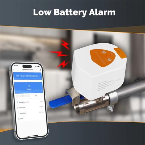 MOES Tuya ZigBee Умный контроллер клапана воды и газа