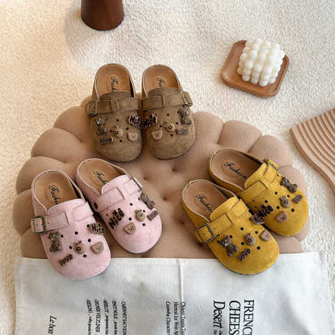 Детские закрытые перфорированные полусандалии Birkenstock 2025 Лето Новые д