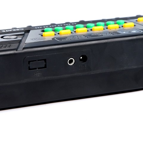 Синтезатор 'Маленький музыкант', с микрофоном, 49 клавиш, цвет чёрный