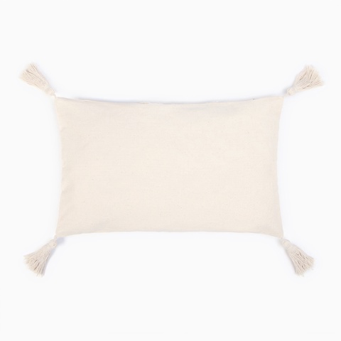 2 шт. Наволочка декоративная 'Этель' Бохо, 30х50 см, цвет молочный, 100 хлопок