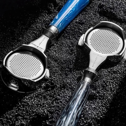 Портафильтр без дна из нержавеющей стали диаметром 58 мм для кофейных принадлежностей E61, ECM, Rocket, Sanremo, Faema Espresso с 2 ушками