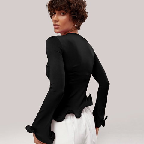 Женские Футболки Linad Street Chic Абрикосовые