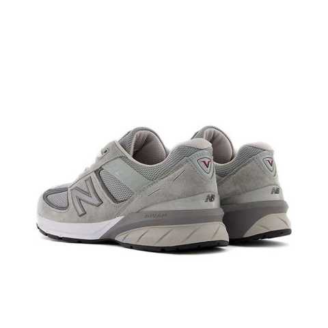 Original New Balance NB 990 V5/992 Classic Retro Mesh Leather Men's Shoes M990GL5 Grey And Sier