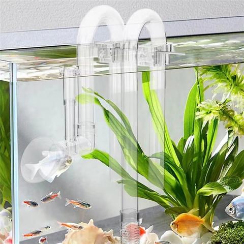 Комплект впускных и выпускных отверстий для аквариума Комплект впускных и выпускных трубок для аквариума Сетчатое устройство для аквариума с рыбками Замена внешней фильтрации