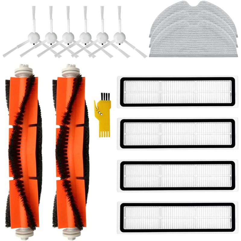 16 упаковок Комплекта аксессуаров для замены робота-пылесоса Dreame D9 Dreame L10 Pro Dreame D9 Max Dreame D9 Pro