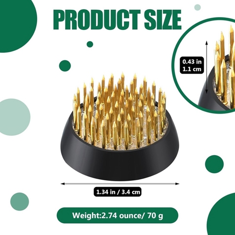 8 Шт. Круглый латунный Держатель для цветов, Металлические цветочные лягушки, Японская ваза Икебана, Цветочные Лягушки, аранжировщик цветов (1,34 дюйма)