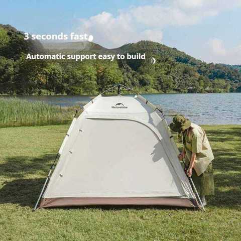 Naturehike Ango Кемпинг Автоматическая Палатка 3-4 Человека Быстро Открывающийся Встроенный Портативный Навес Для Пикника На