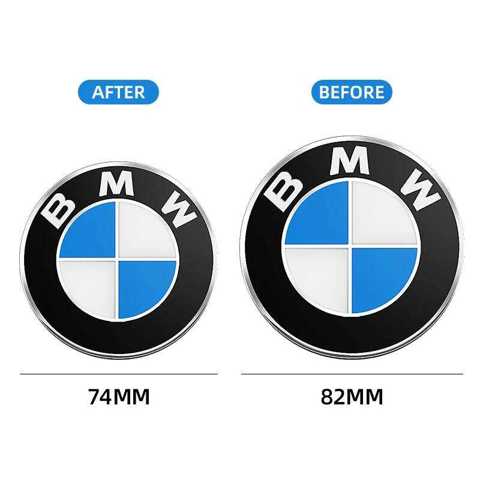 Эмблема для BMW E39 E46 E30 E36 G20 F10 F12 E87 E60 E93 E90 AC 74/82 мм, логотип на капоте, наклейка на крышку багажника