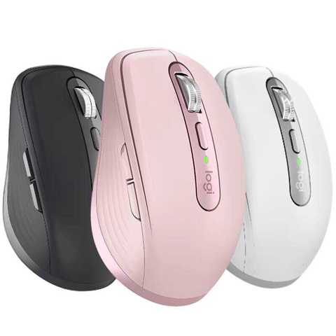 Беспроводная Мышь Logitech Master Series MX Anywhere 3S Bluetooth Для Девочек Офиса И Планшета С Зарядкой
