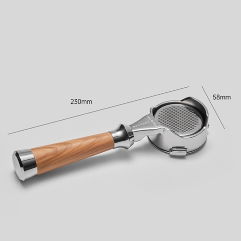 Портафильтр без дна из нержавеющей стали диаметром 58 мм для кофейных принадлежностей E61, ECM, Rocket, Sanremo, Faema Espresso с 2 ушками