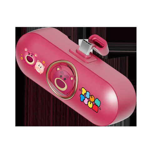 Портативный Зарядный Блок Disney Capsule Power Bank Новый С Быстрой Зарядкой Компактный Милый В Форме Космической Капсулы