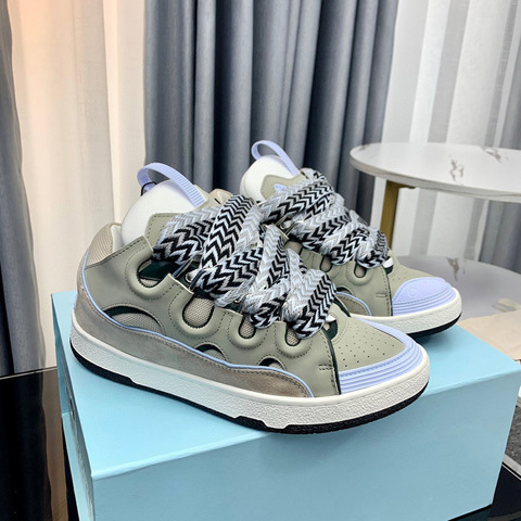Обувь 2025 года: лоферы Lanvin, кроссовки на толстой подошве с шнуровкой, тренировочные кроссовки CURB, повседневные кроссовки.