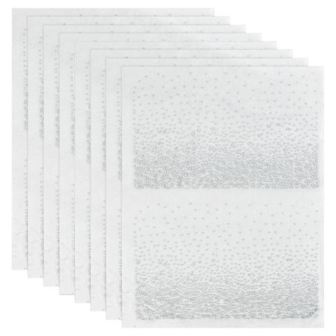 Набор для приклеивания блестящих страз - 8 Листов и 16 Аппликаций из Хрусталя, Идеально подходящих для наклеивания на Одежду.