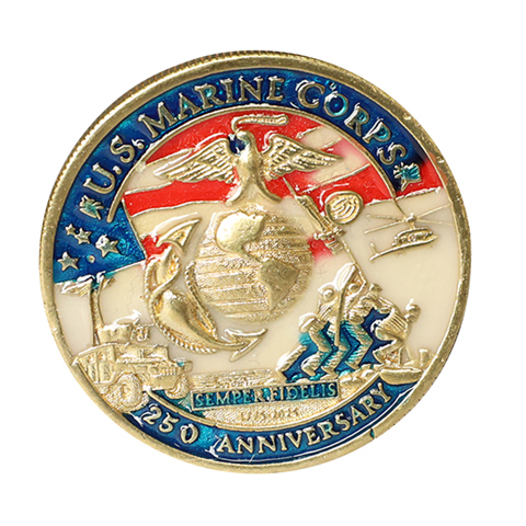 Металлический жетон с медным покрытием для военных коллекционеров