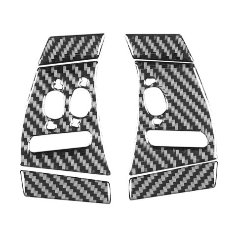 Карбоновое волокно для Jaguar XF 2008-2015 Комплект отделки крышки рулевого колеса автомобиля Аксессуары для интерьера