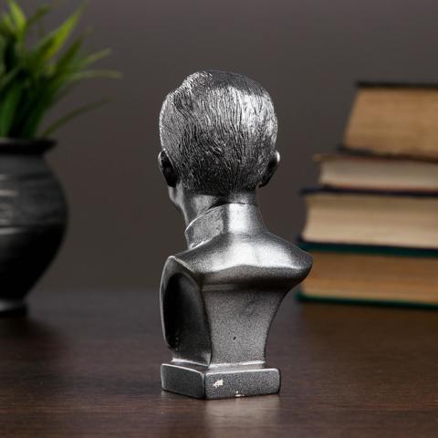 3 шт. Бюст 'Дзержинский', фигурка гипс, металлик, 6x12x6 см