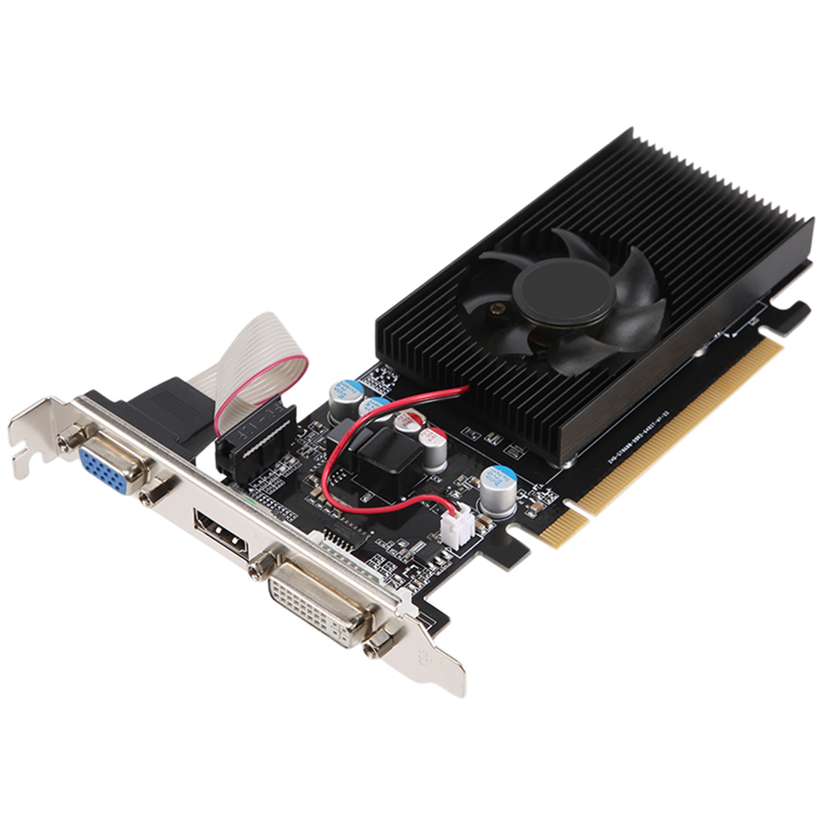 

GT210 1GB DDR2 64-битная видеокарта PCIE 2.0 GPU, совместимая с HDMI, DVI, VGA, Настольная видеокарта
