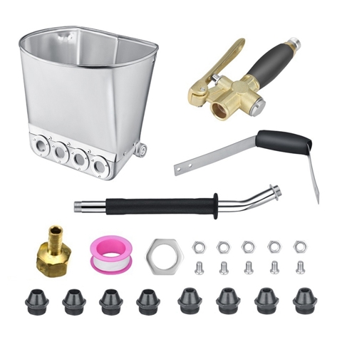 Распылитель раствора для штукатурки стен Лопата для штукатурки стен Бункер Ковш Распылитель цементного раствора Инструмент для распыления краски для штукатурки потолка и бетона