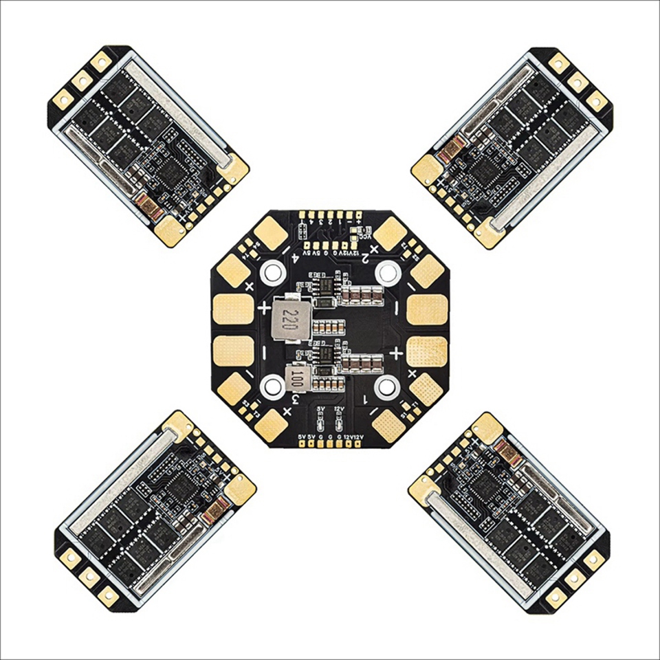 4x OddityRC AM32 6S 65A ESC + PDB400A