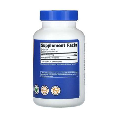 P-5-P, 50 mg , 240 Capsules