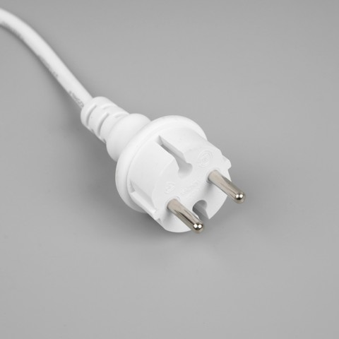 Гирлянда 'Нить' 10 м, IP65, УМС, белая каучуковая нить, 100 LED, свечение белое, мерцание, 220 В