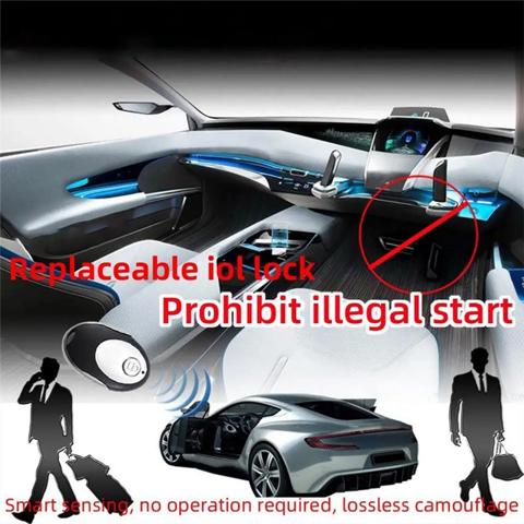 Автомобильная интеллектуальная индукционная противоугонная система дистанционного управления Универсальный скрытый замок Иммобилайзер Автомобильные аксессуары автомобильное противоугонное устройство