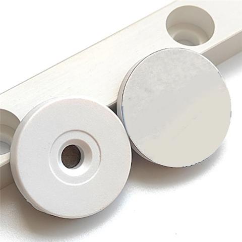 25-миллиметровая RFID-метка контрольно-пропускных пунктов Guard Tour Patrol System Антиметаллический чип NFC 213 13,56 МГц 144 байта белого цвета