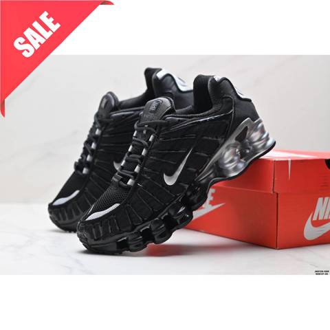 mens black nike shox clearance