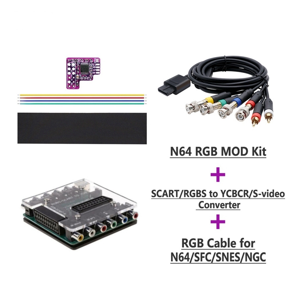 N64 Rgb N64 RGB MOD для Nintendo 64 NTSC | AliExpress