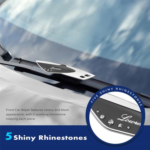 Front Car Windscreen Wiper Spoiler Presser With Rhinestone