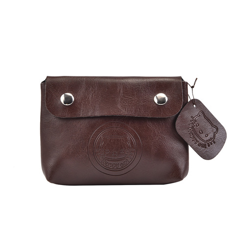 Cartoon coin purse Ручной Работы Красный Кожаный КошелеК Монет Милый Миниатюрный Многофункциональный Монет KT Держатель Удостове