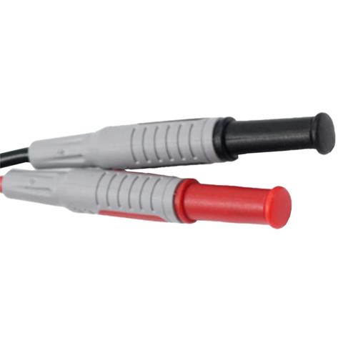 2шт Тестовый кабель мультиметра с разъемом типа "Банан" под углом 90 градусов к прямым тестовым кабелям Сварка 30A/1000V Мягкой силиконовой линии из ПВХ