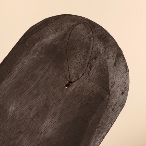 2 шт. Маска настенная 'Абориген чёрный с геометрическим узором', 3x12x50 см, дерево