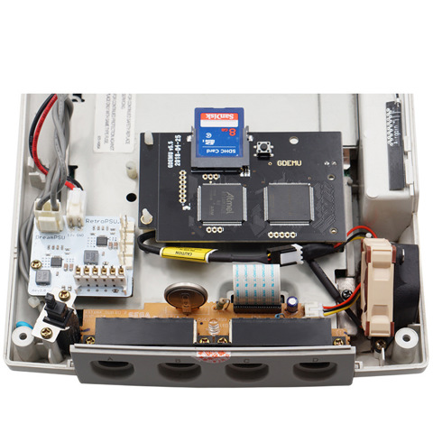 For SEGA Dreamcast DC 3D Print DC Cooling Fan Mount Kit Mini Noctua Fan Mod 3D Printed Parts + Fan Adapter Brushless Radiator