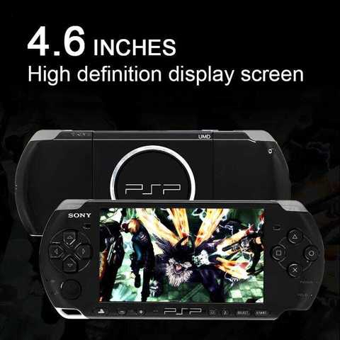 копия 1: 1 Sony Original PSP 3000 PSP-3006 PlayStation Portable Handheld Arcade Game Console +Free Games Christmas Gift