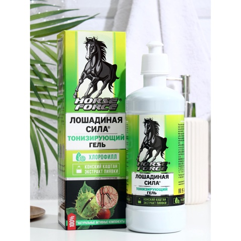 2 шт. Гель для вен Лошадиная сила с каштаном и пиявкой, 500 мл
