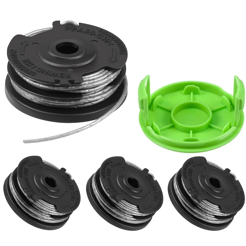 

Сменная катушка для триммера Weed Eater Dual Line для Greenworks 2900719,20 Футов 0,065 дюйма (4 катушки + 1 колпачок)