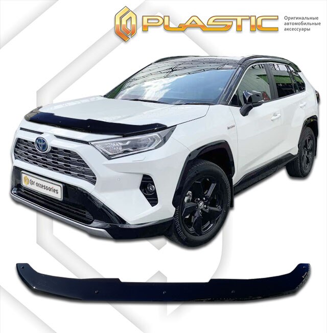 

Дефлектор капота Classic черный Toyota Rav4 Год выпуска 2018-н.в.