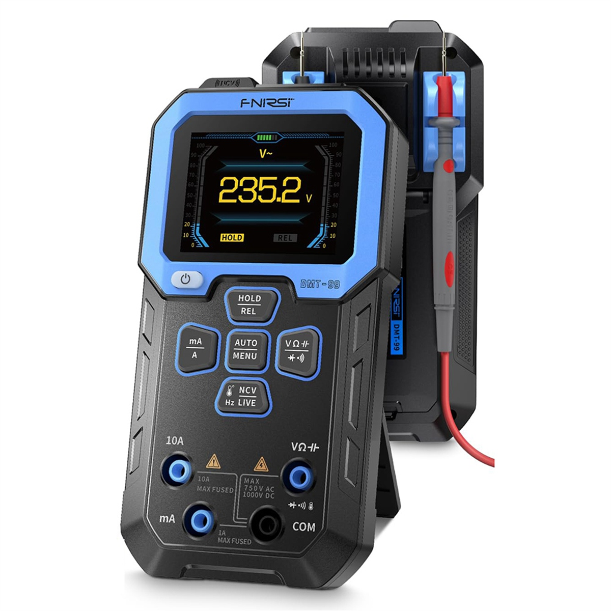 

Цифровой мультиметр FNIRSI 999 отсчетов TRMS, NCV Напряжение, Сопротивление току, Емкость диода, Частота, температура