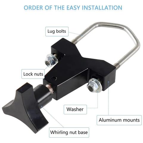 Универсальное крепление с высоким подъемом 1-2,5 дюйма для Передней Трубы Регулируемый Домкратный кронштейн для переднего багажника Jeep Wrangler JK TJ на крыше