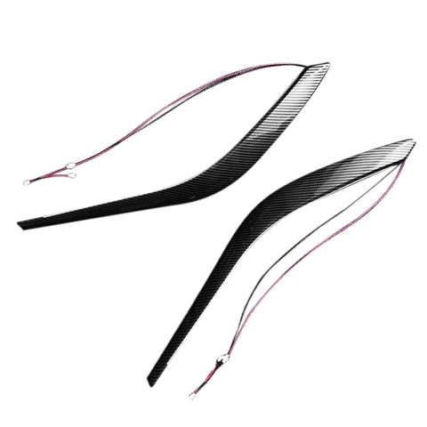 Автомобильная панель передней двери из углеродного волокна с рассеянным светом LED Atmosphere Lamp синего цвета для Toyota Corolla 2019-2022