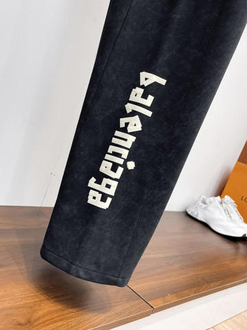 Balenciaga логотип спортивные штаны 2026 весна новые брюки повседневные мужские премиум ткань комфорт