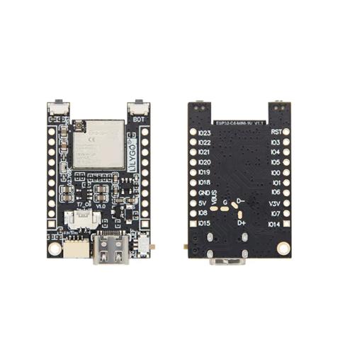 LILYGO T7-C6 ESP32-C6-MINI-1 Модуль Wi-Fi 6, Bluetooth 5, TP4065 Чип зарядки Встроенный переключатель сброса вборе Внешняя антенна