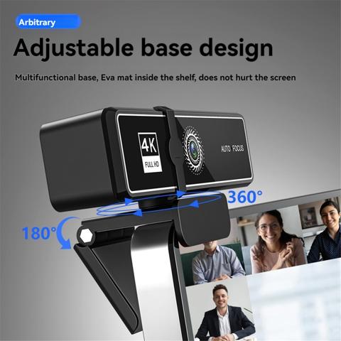 Компьютерная камера высокой четкости 4K Сетевая прямая трансляция видеоконференции высокой четкости USB-камера белого цвета