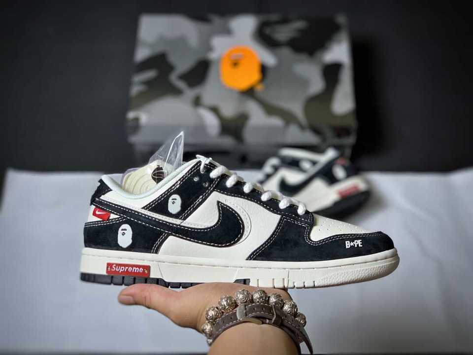 dunk x bape