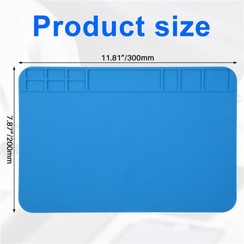 Изоляционный силиконовый Коврик для ремонта пайки Термостойкий рабочий коврик для ремонта печатной платы мобильного телефона BGA Паяльник